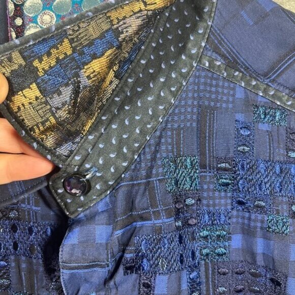 Robert Graham Shirt Mens XL Limited Edition Embroidered Button Up Long Sleeve - Picture 11 of 16